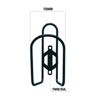 72-010-0 MODULAR SOLUTIONS ALUMINUM BOTTLE CAGE HOLDS WATER BOTTLE